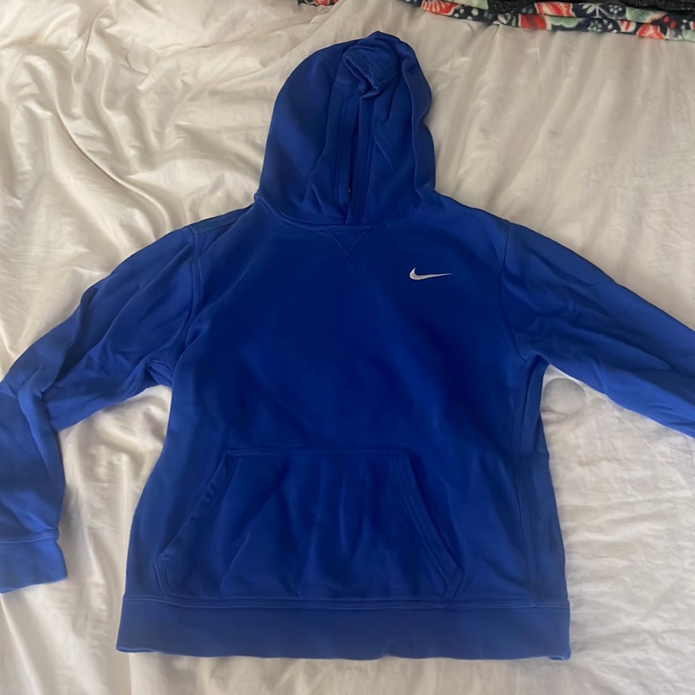 Blue Nike hoodie